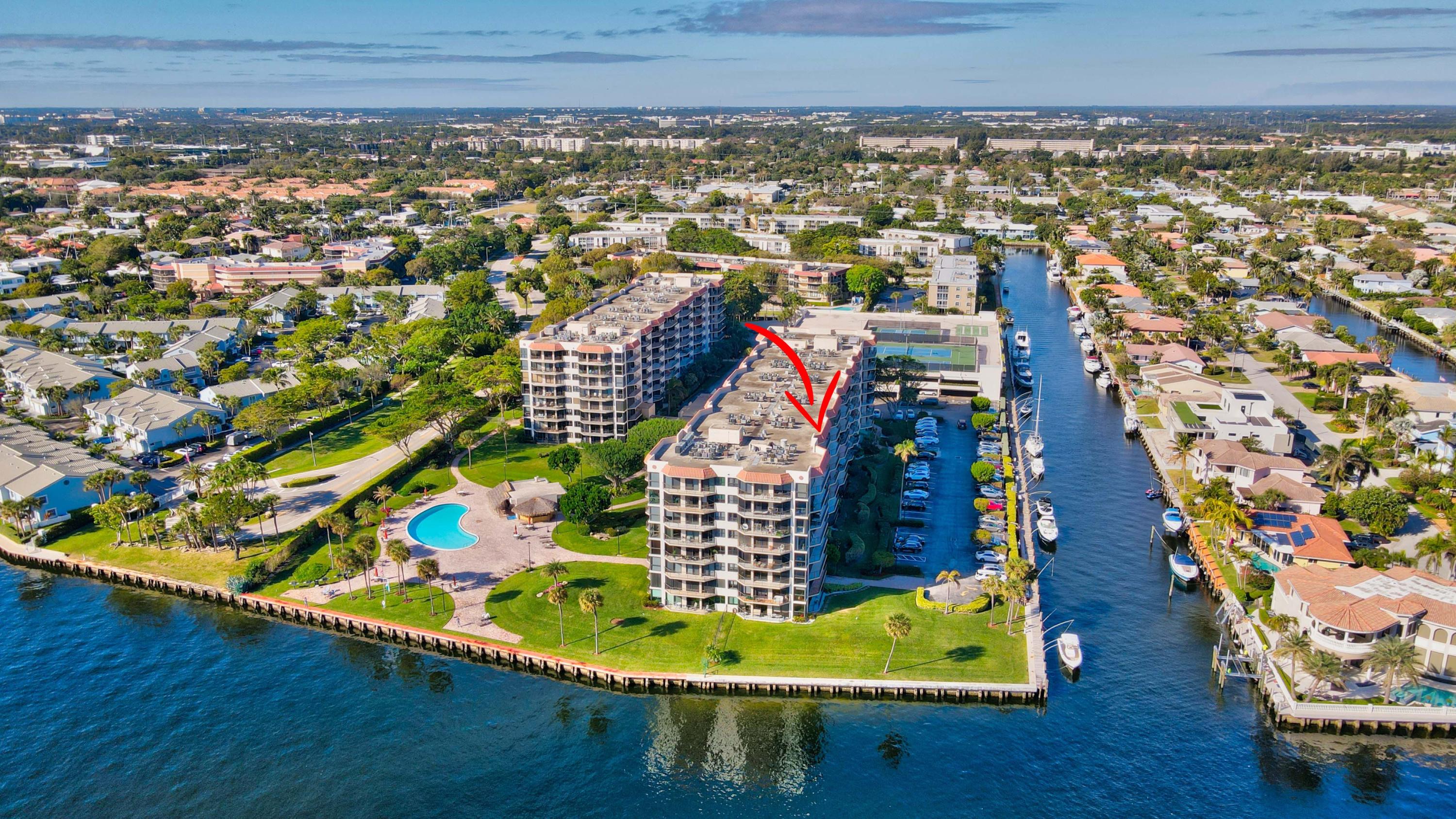 899 Jeffery Street, Unit 112 Boca Raton, FL 33487 - Photo 61 of 66 Areial Overview 2