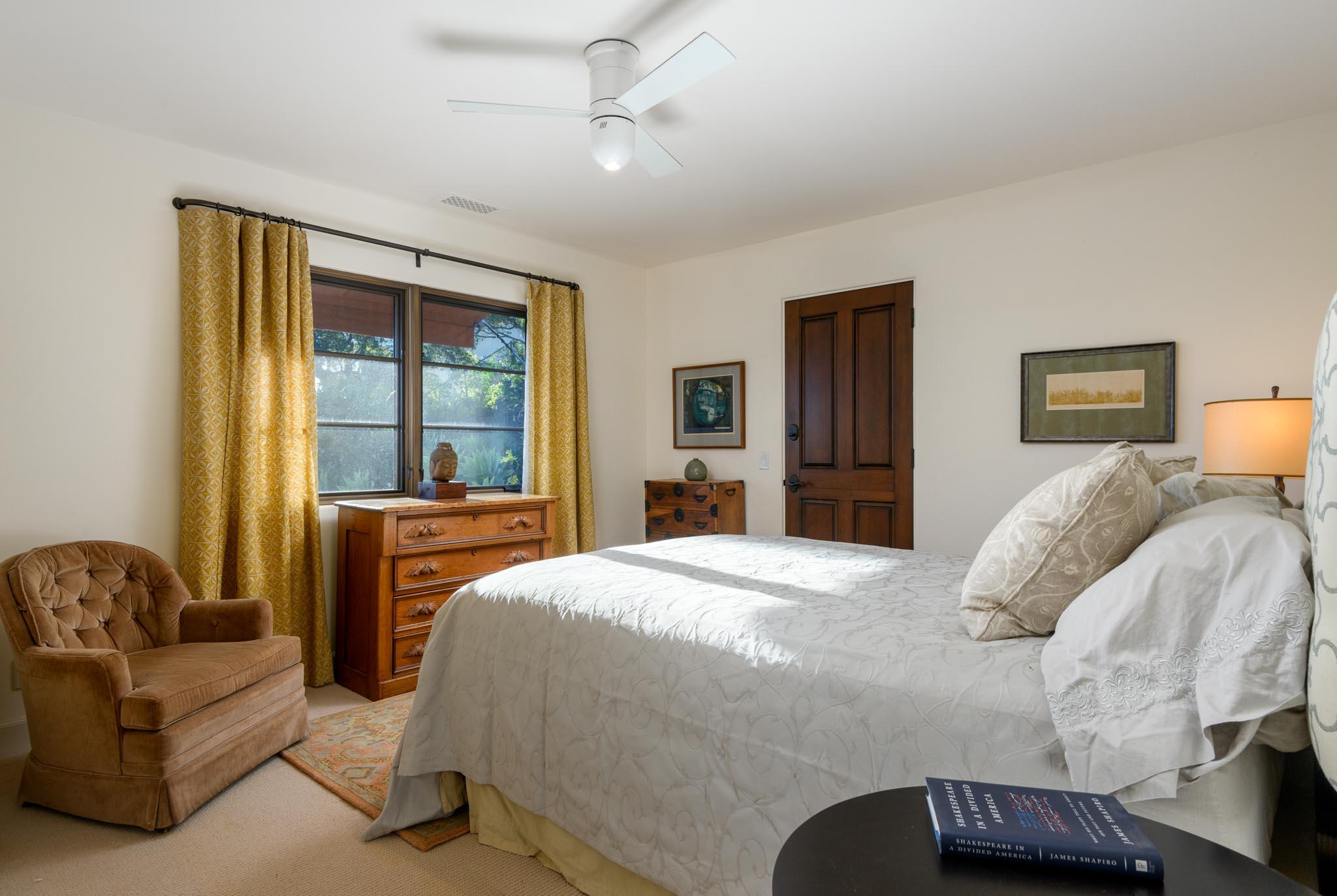 1250 Northridge Road Santa Barbara, CA 93105 - Photo 17 of 37 a bedroom with a large bed and a couch