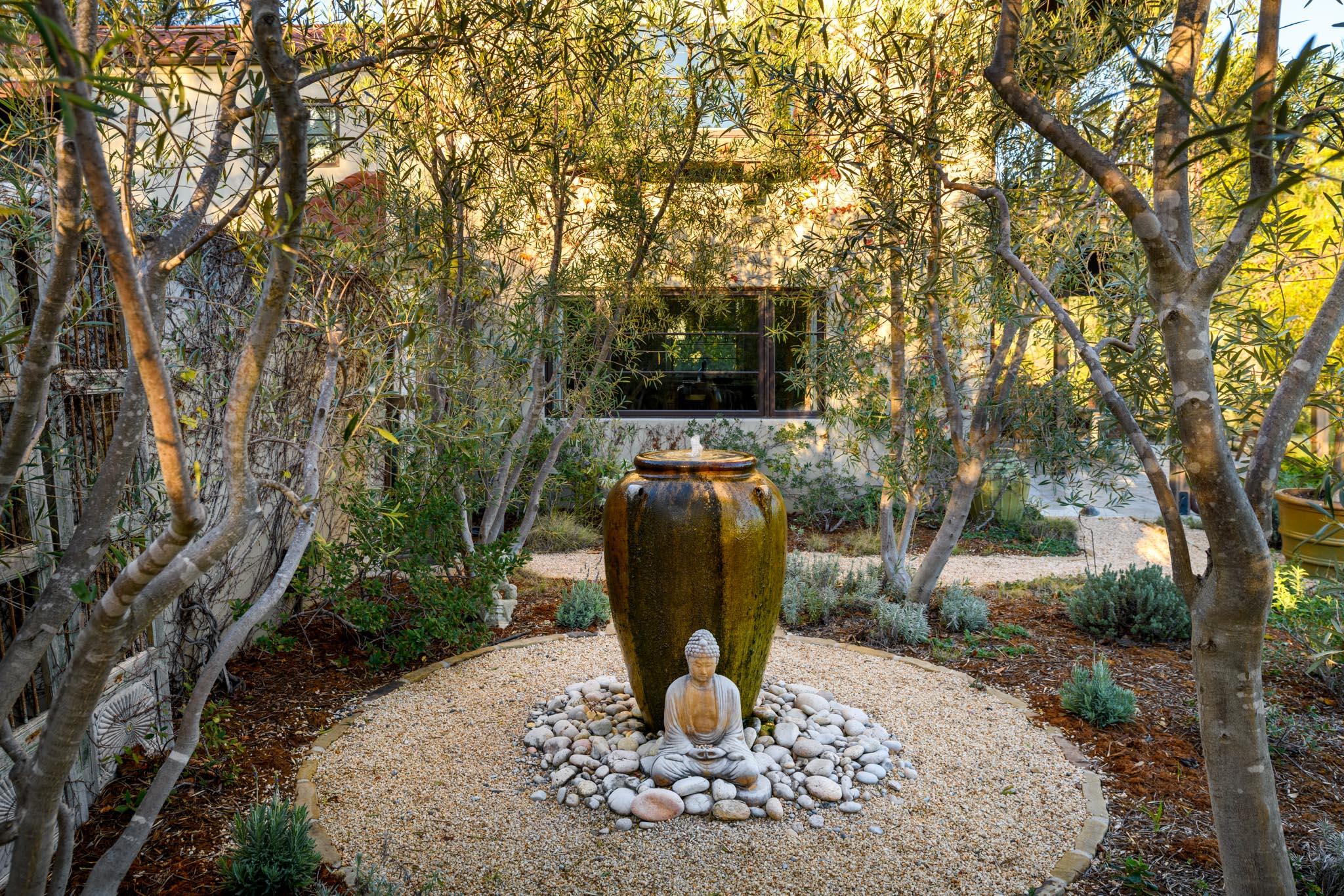 1250 Northridge Road Santa Barbara, CA 93105 - Photo 35 of 37 a view of a water fountain in a yard