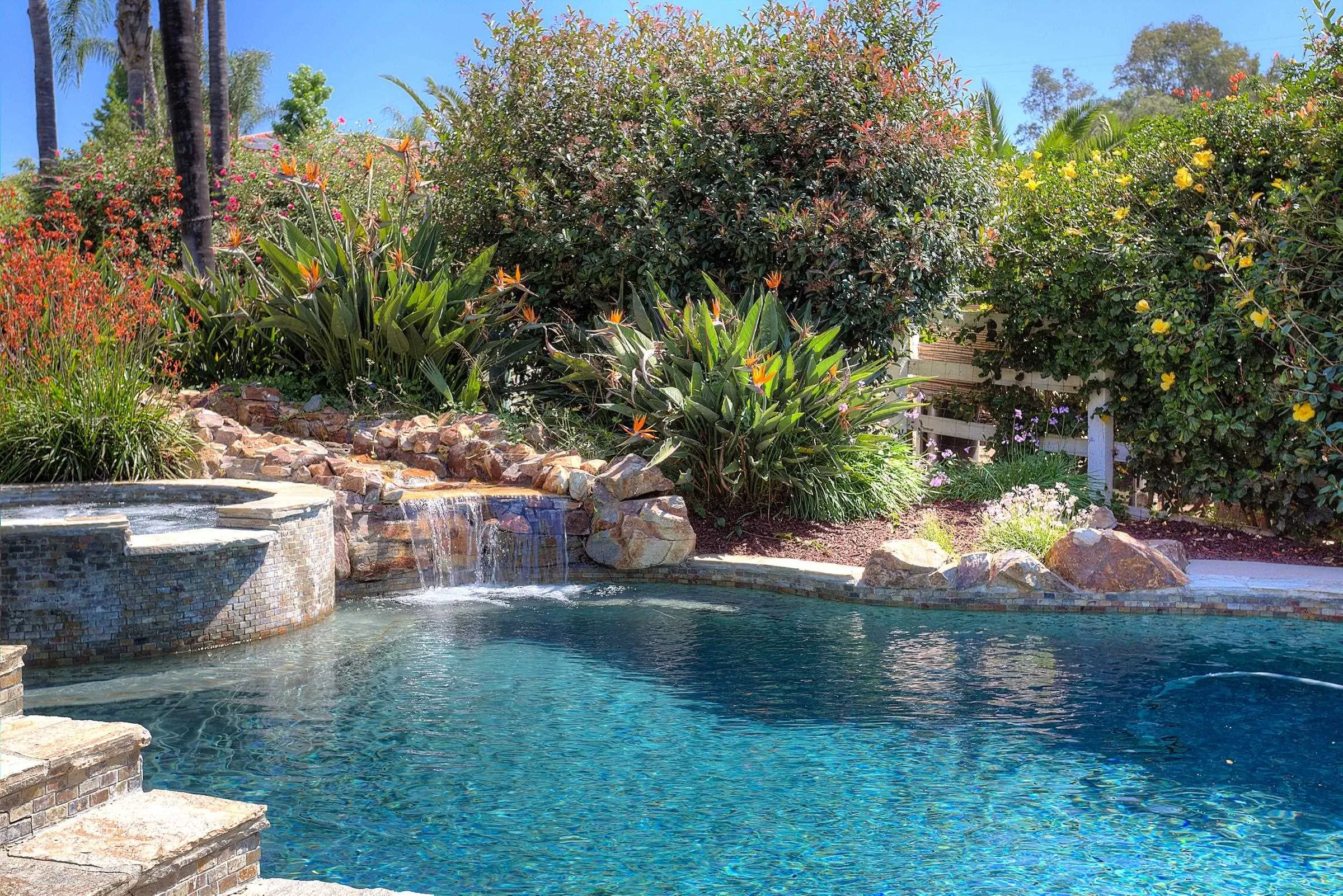 1032 Los Alisos Drive North Fallbrook, CA 92028 - Photo 39 of 44 a view of a backyard of the house