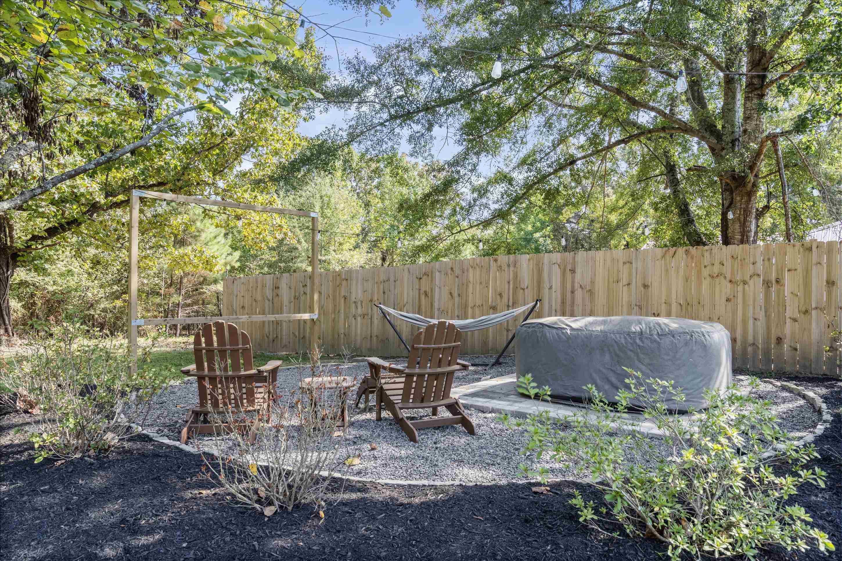 2805 Slayden Road Moscow, TN 38057 - Photo 12 of 28 Fenced backyard featuring a fire pit