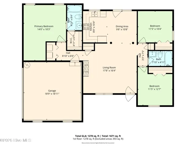 $259,900 | 106 Stoney Creek Drive, Jacksonville, NC 28540