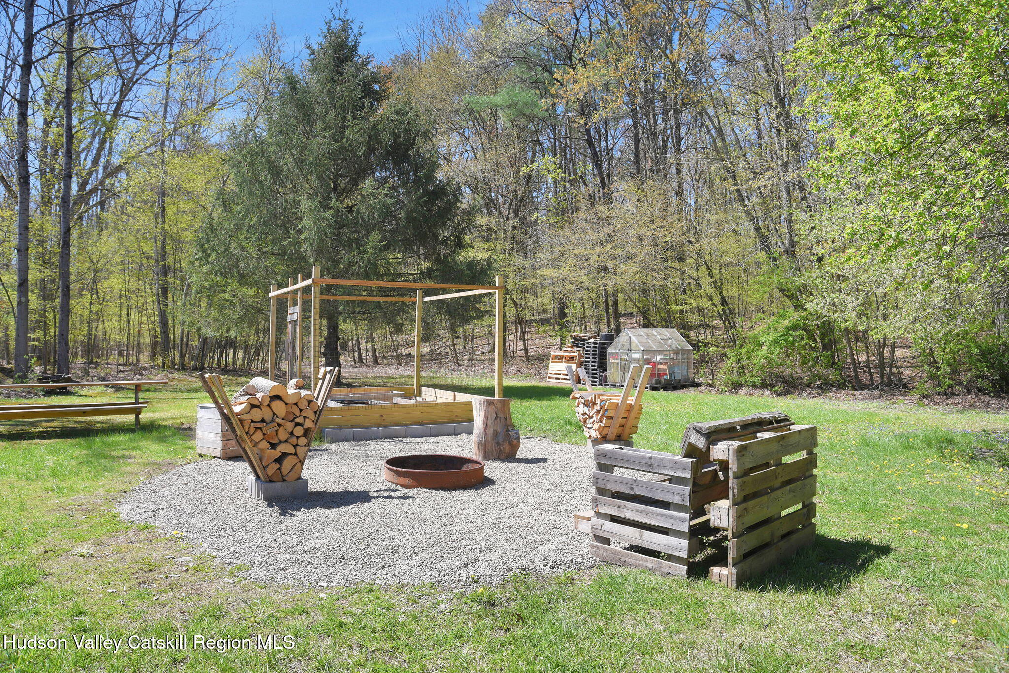 81 Mountain Turnpike Road Catskill, NY 12414 - Photo 29 of 36 a view of a chairs and table in the garden