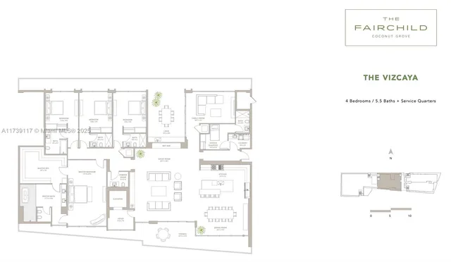 $5,795,000 | 3581 East Glencoe Street, Unit 605, Coconut Grove, FL 33133