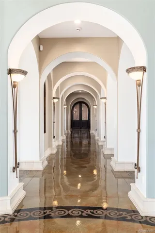 a view of a entryway with furniture