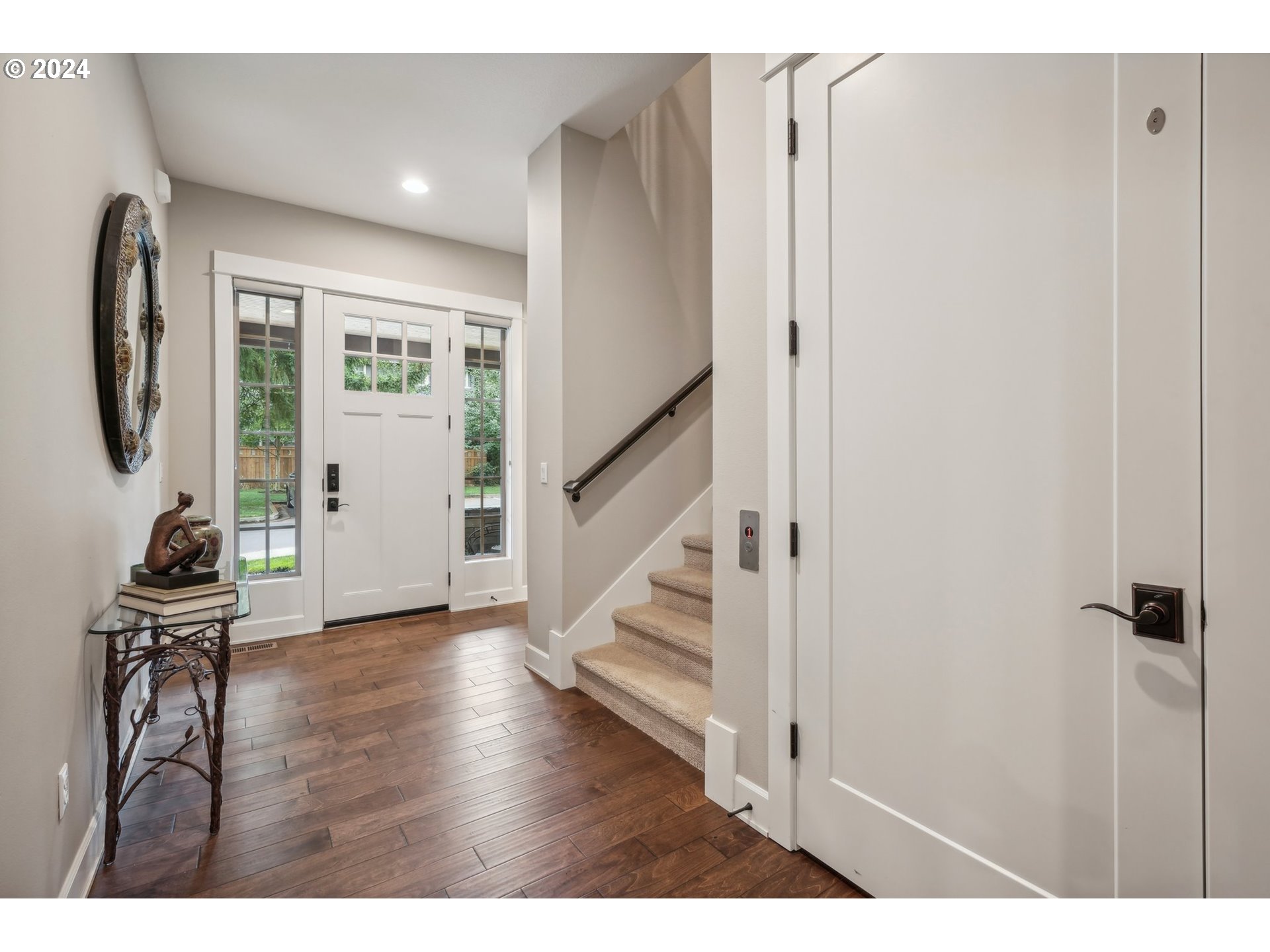 7606 Northwest Payne Street Camas, WA 98607 - Photo 16 of 38 a view of an entryway with wooden floor