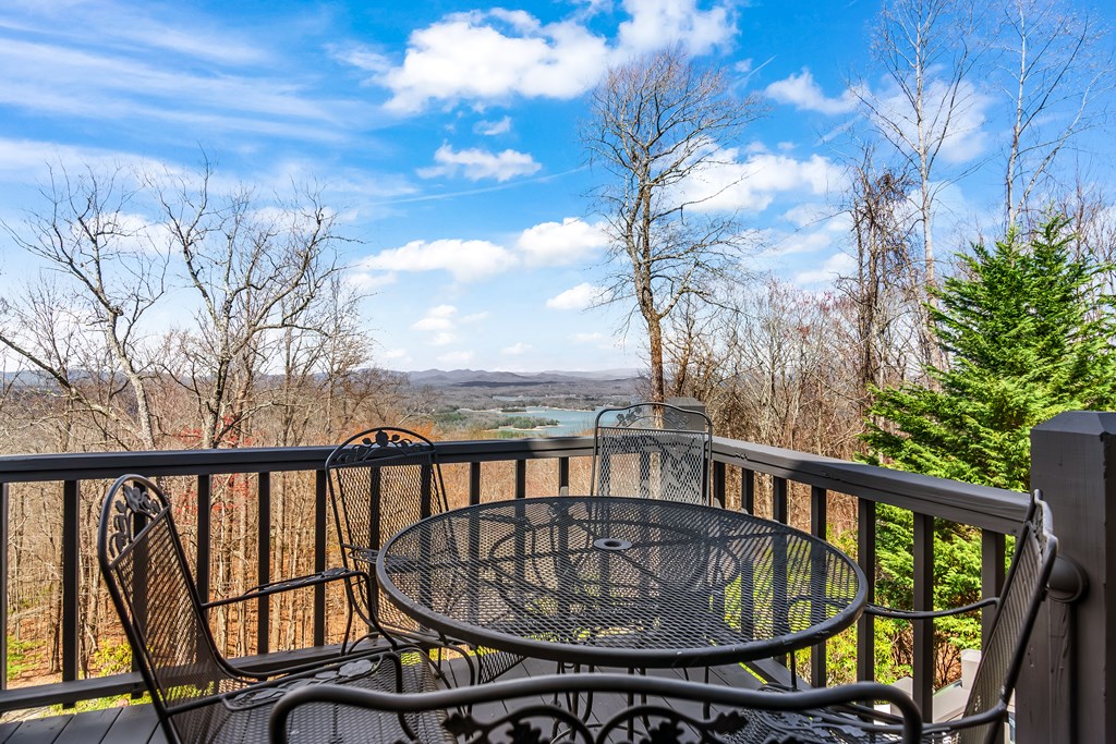 368 Green Ridge Mountain Blue Ridge, GA 30513 - Photo 10 of 64 a view of a balcony with furniture