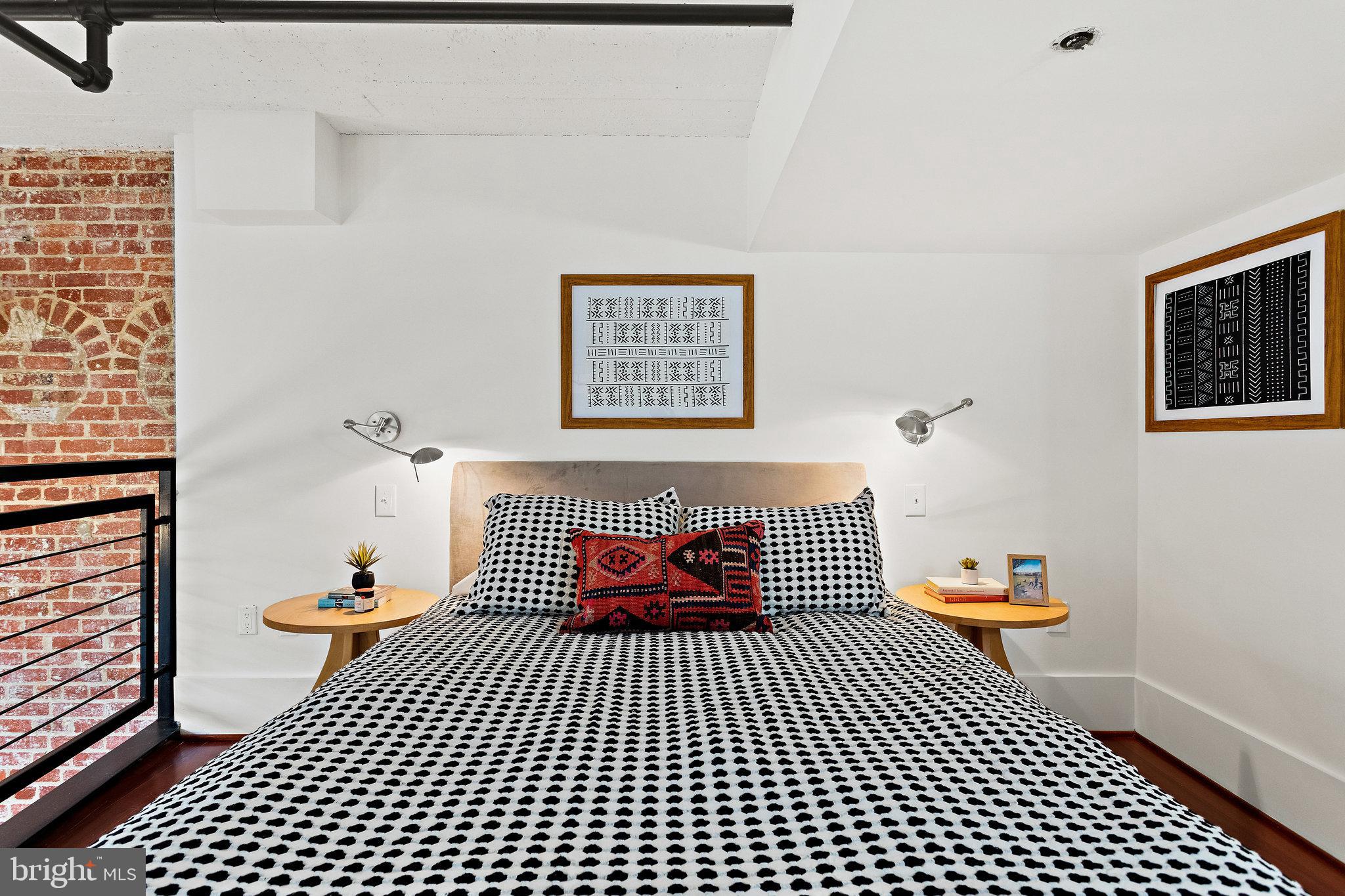 1315 Independence Avenue Southeast, Unit 8 Washington, DC 20003 - Photo 31 of 43 Ensuite BR loft, note brick detail