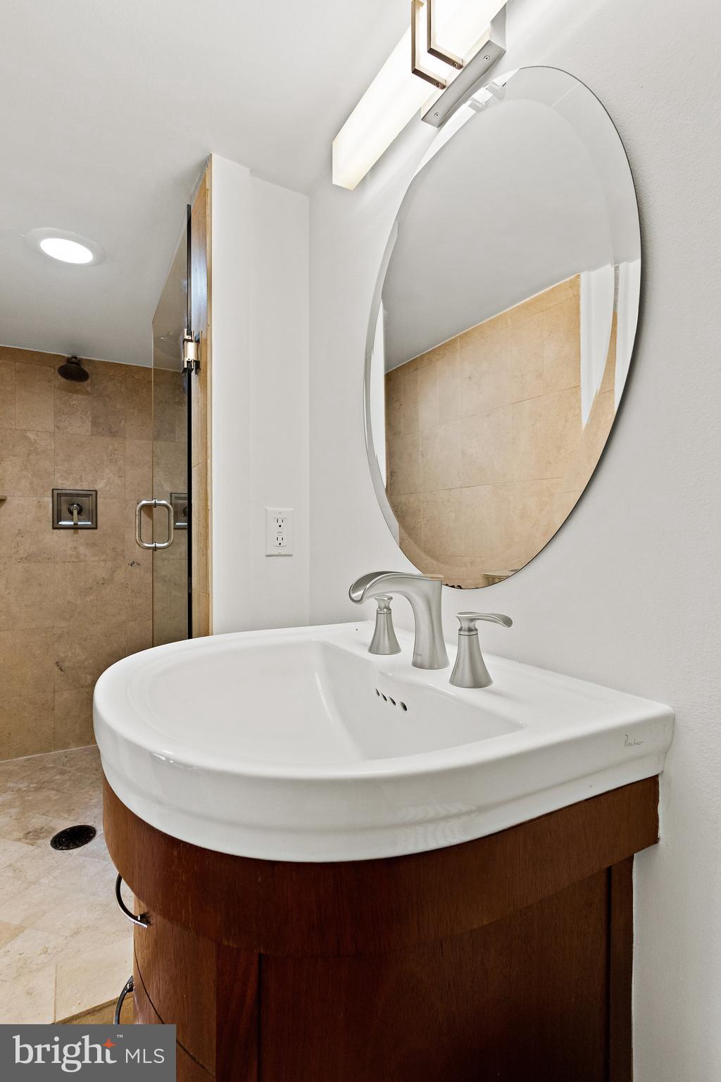 1315 Independence Avenue Southeast, Unit 8 Washington, DC 20003 - Photo 36 of 43 Large sink w/curved storage vanity