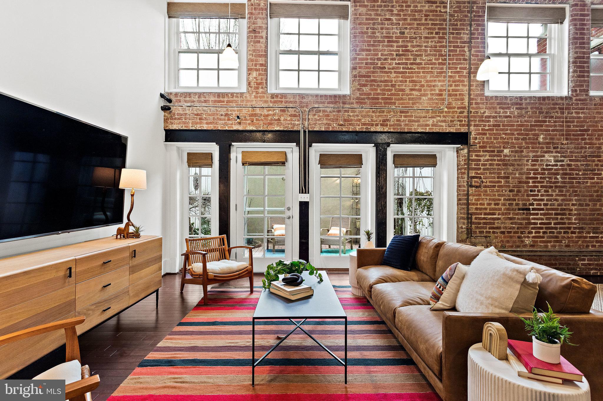 1315 Independence Avenue Southeast, Unit 8 Washington, DC 20003 - Photo 8 of 43 LR w/wall of windows to private patio