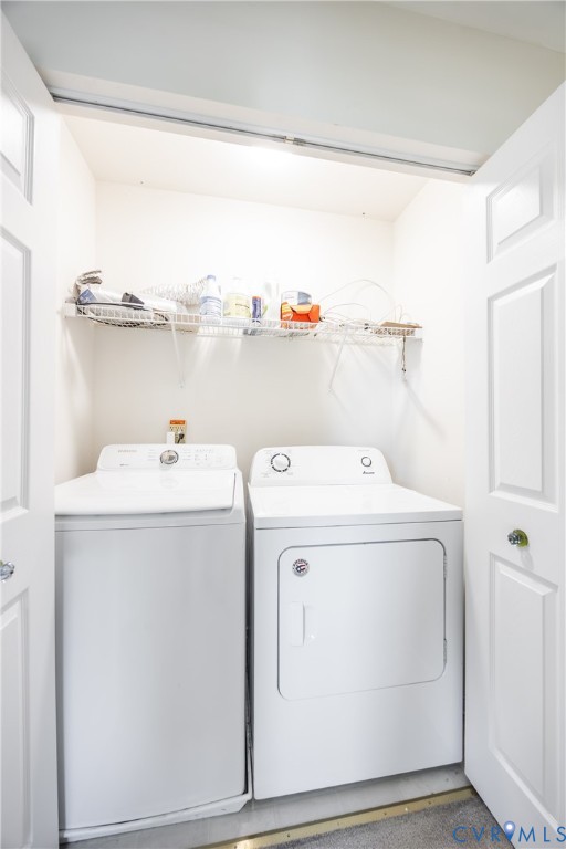 2928 Heather Ridge Drive Henrico, VA 23231 - Photo 32 of 34 Laundry closet featuring a wire storage shelf and