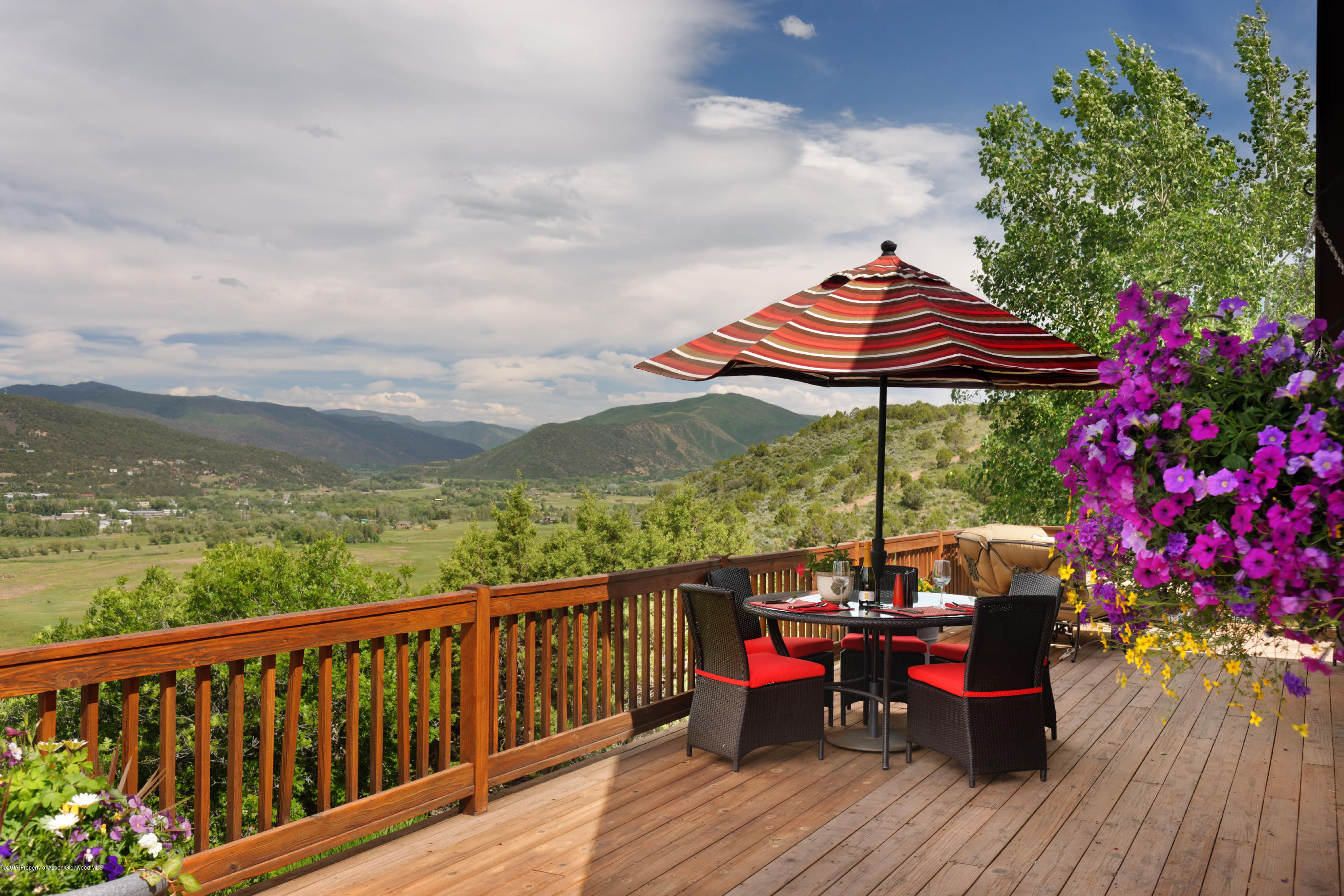1436 Hooks Spur Road Basalt, CO 81621 - Photo 19 of 21 a view of a chairs and table in the balcony