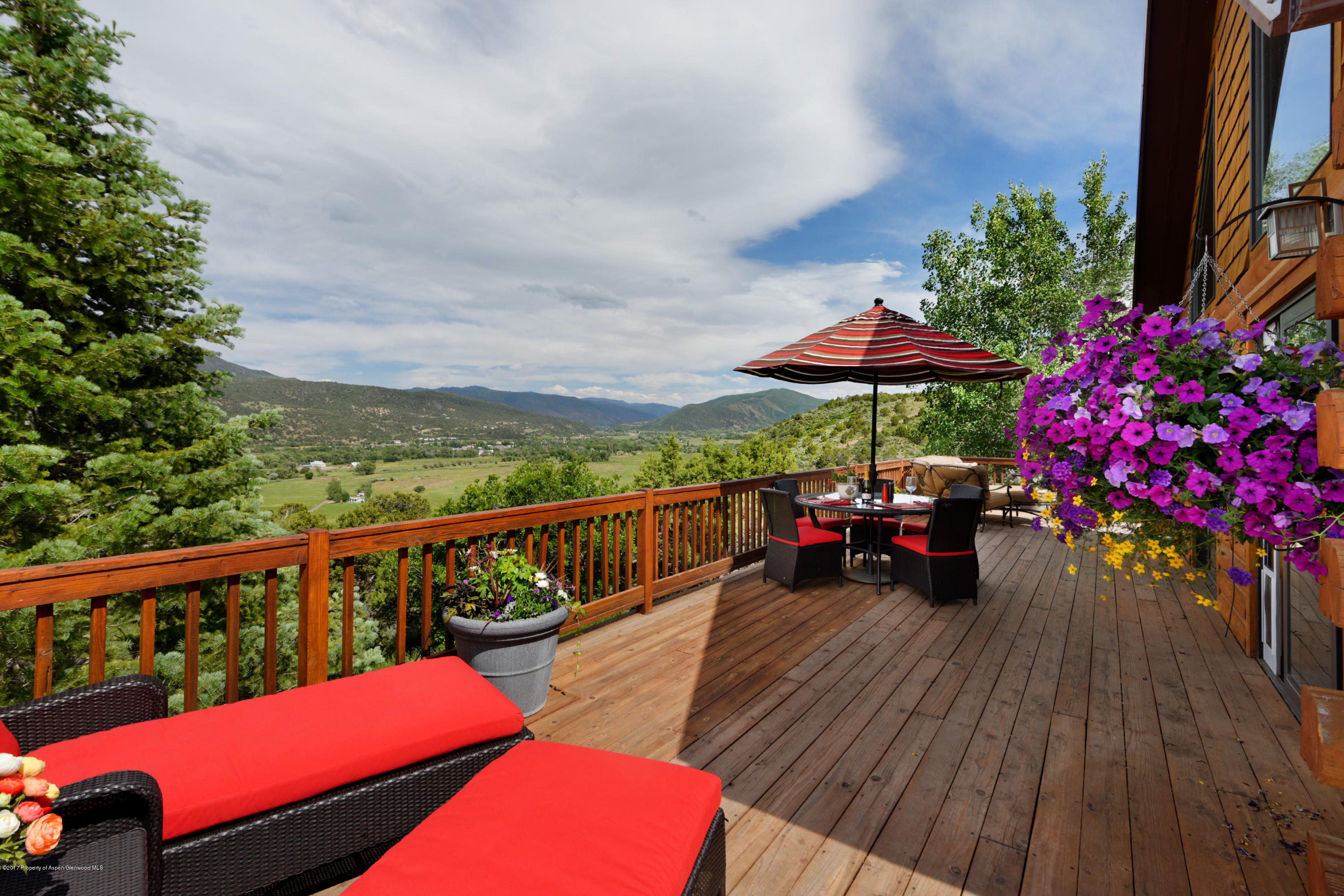 1436 Hooks Spur Road Basalt, CO 81621 - Photo 9 of 21 a view of a two chairs in the balcony