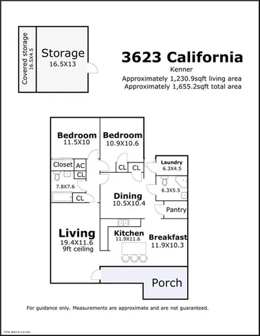 $175,000 | 3623 California Avenue, Kenner, LA 70065