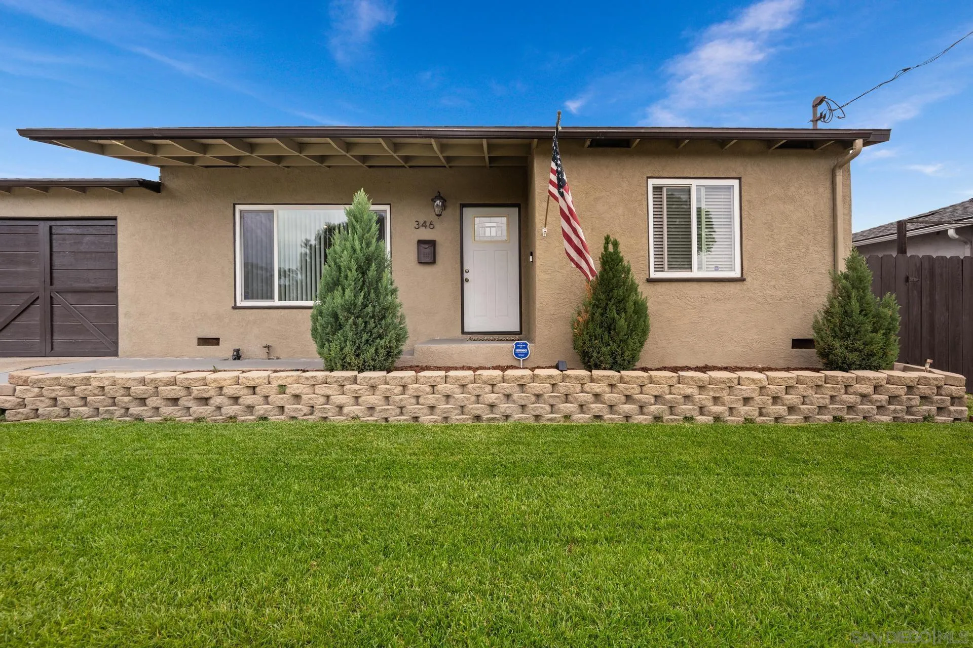 346 El Monte Road El Cajon, CA 92020 - Photo 23 of 24 a front view of house with yard