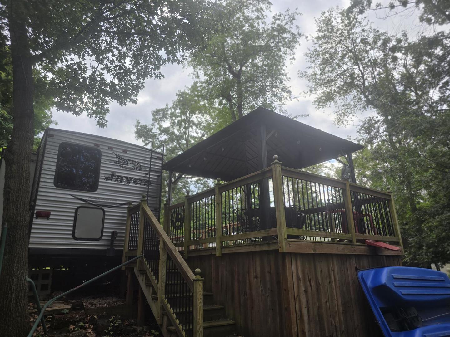 5-343 & 344 Woodhaven Sublette, IL 61367 - Photo 10 of 27 a view of a house with backyard and sitting area