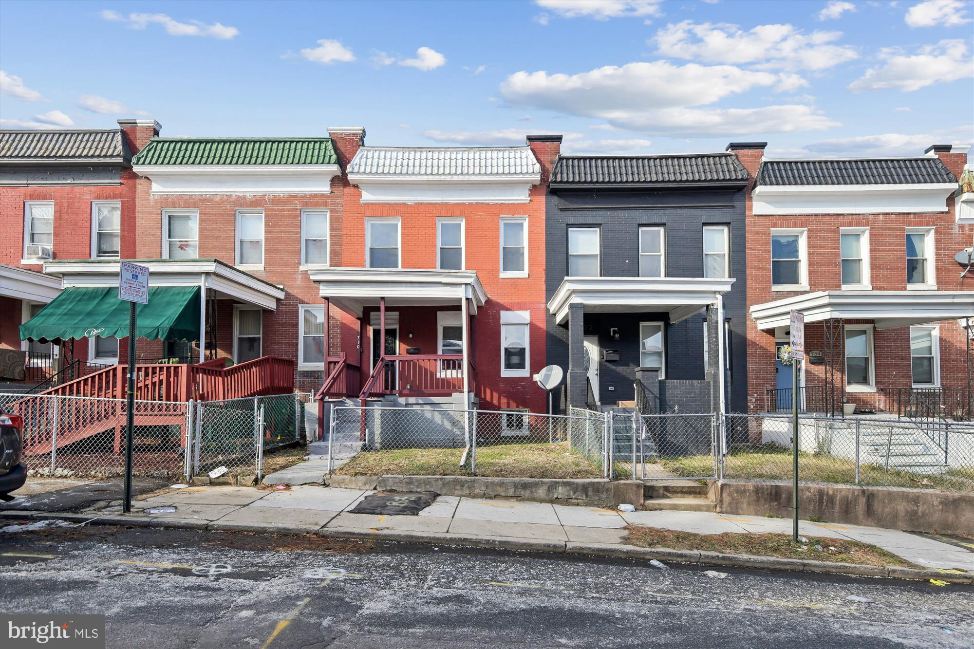 730 Edgewood Street Baltimore, MD 21229 - Photo 2 of 21 a front view of a building with street