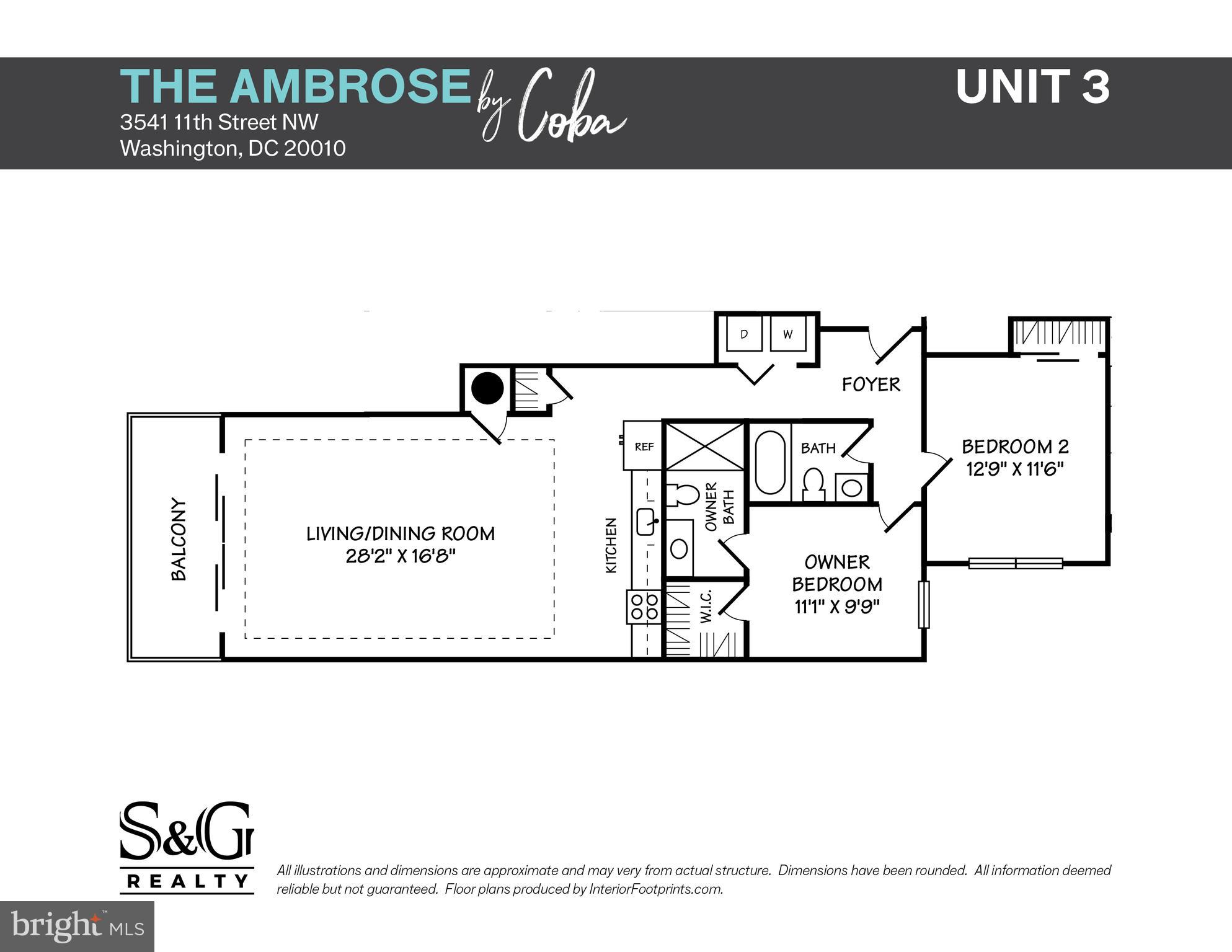 3541 11th Street Northwest, Unit 3 Washington, DC 20010 - Photo 12 of 12 more info at www.theambrosedc.com