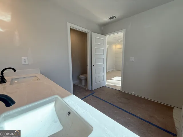 a front view of a house with windows