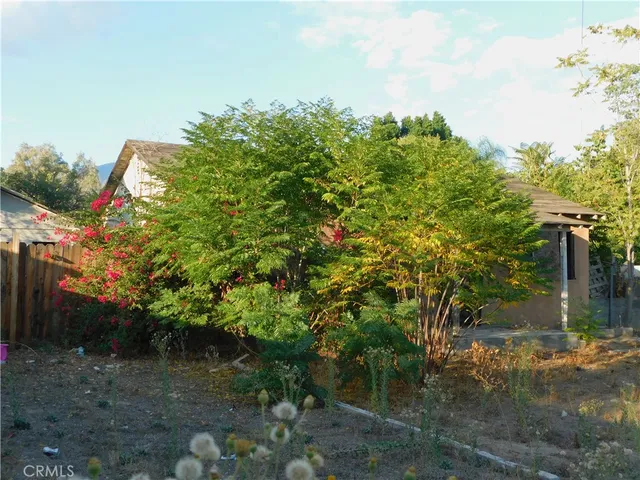 a view of a glass door space