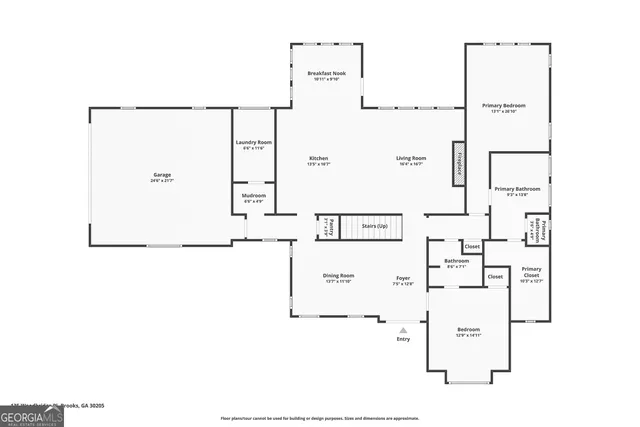 $1,115,000 | 135 Woodbridge Place, Brooks, GA 30205