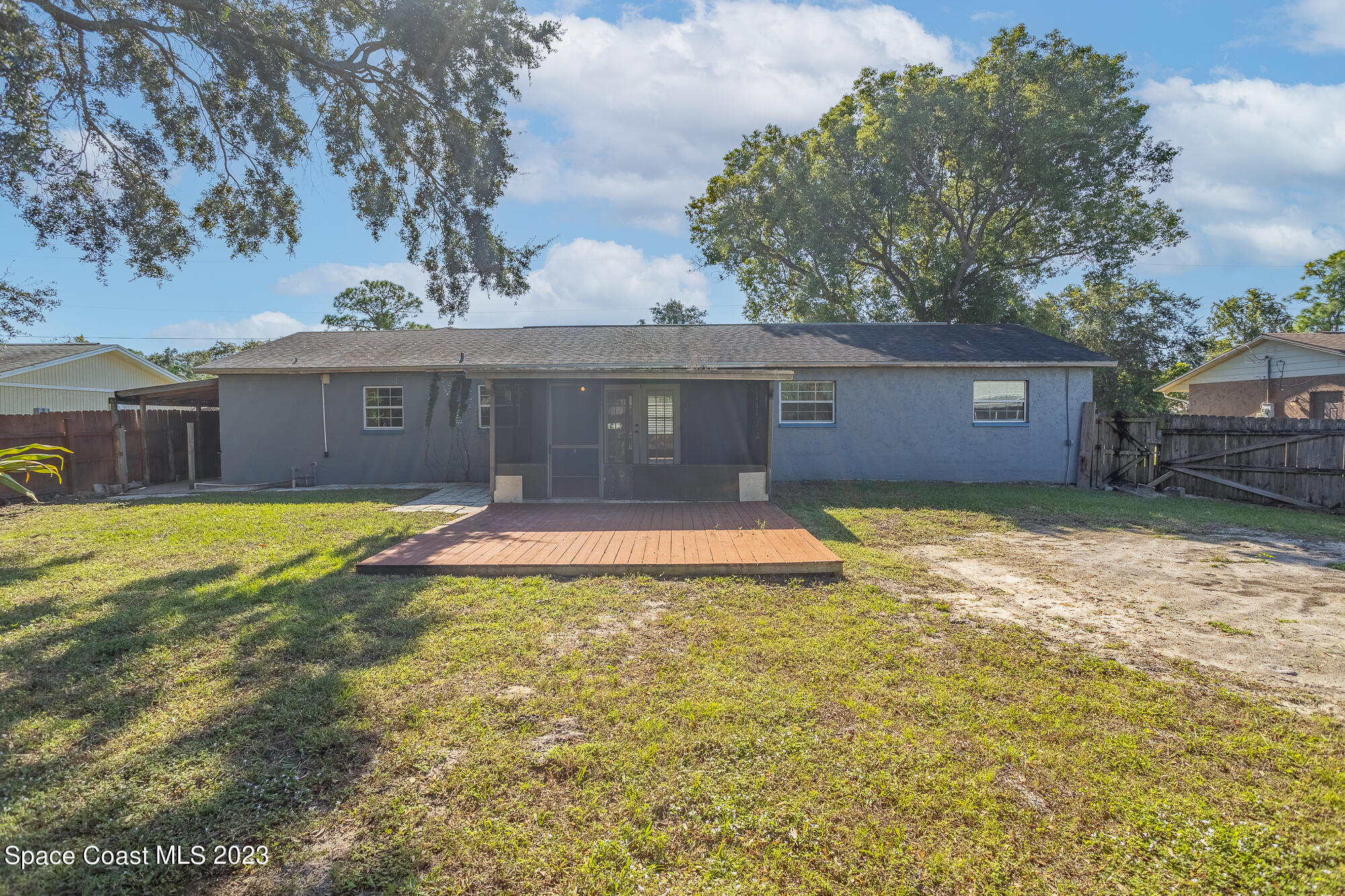 4240 Canela Road Cocoa, FL 32927 - Photo 3 of 30 Back view 3