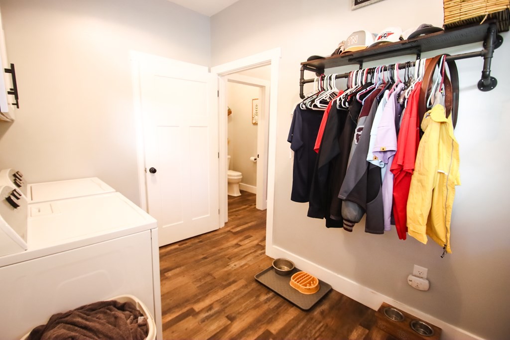 608 Lakeview Road Walling, TN 38587 - Photo 31 of 68 a view of walk in closet with clothes and shoes