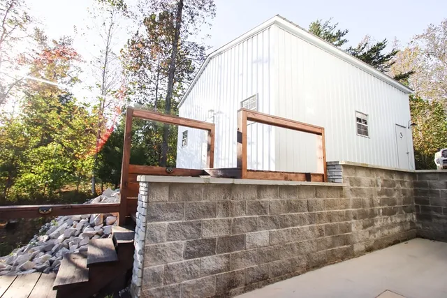 a view of a chairs and table on the terrace