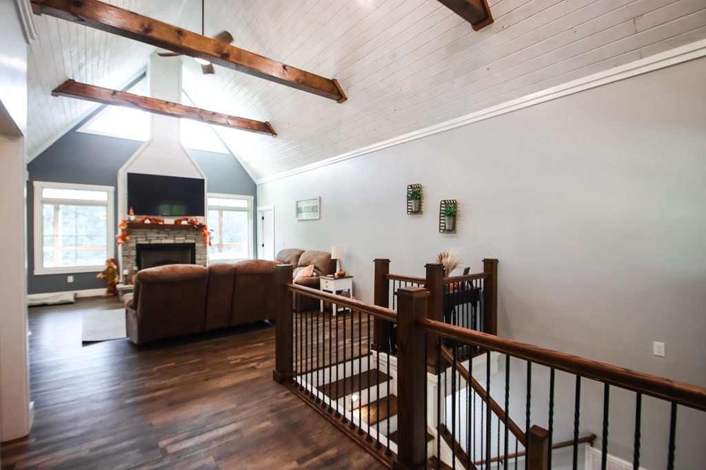 608 Lakeview Road Walling, TN 38587 - Photo 10 of 68 a living room with furniture and a fireplace