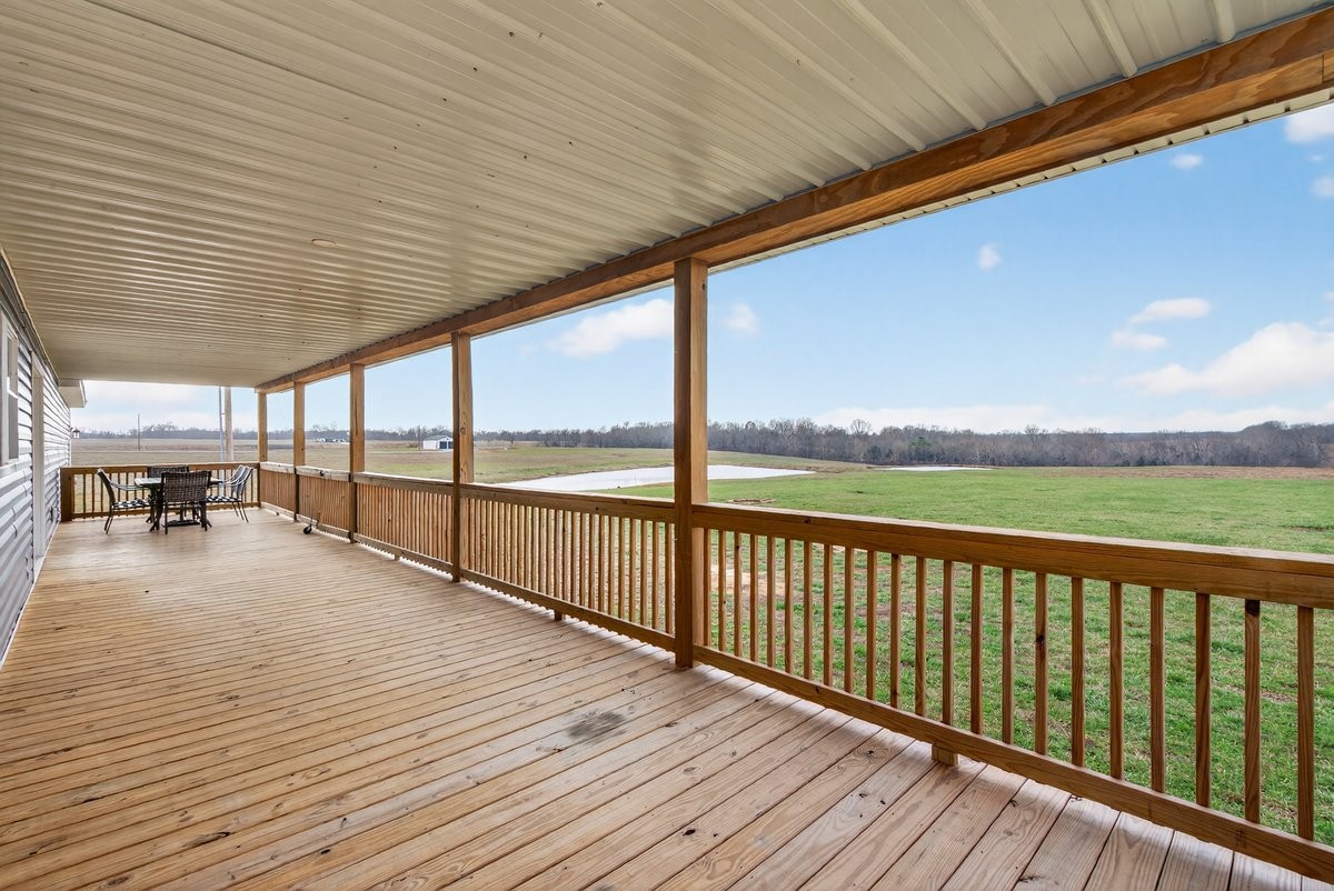 15419 Old Palestine Road Crofton, KY 42217 - Photo 42 of 53 a view of a balcony with wooden floor