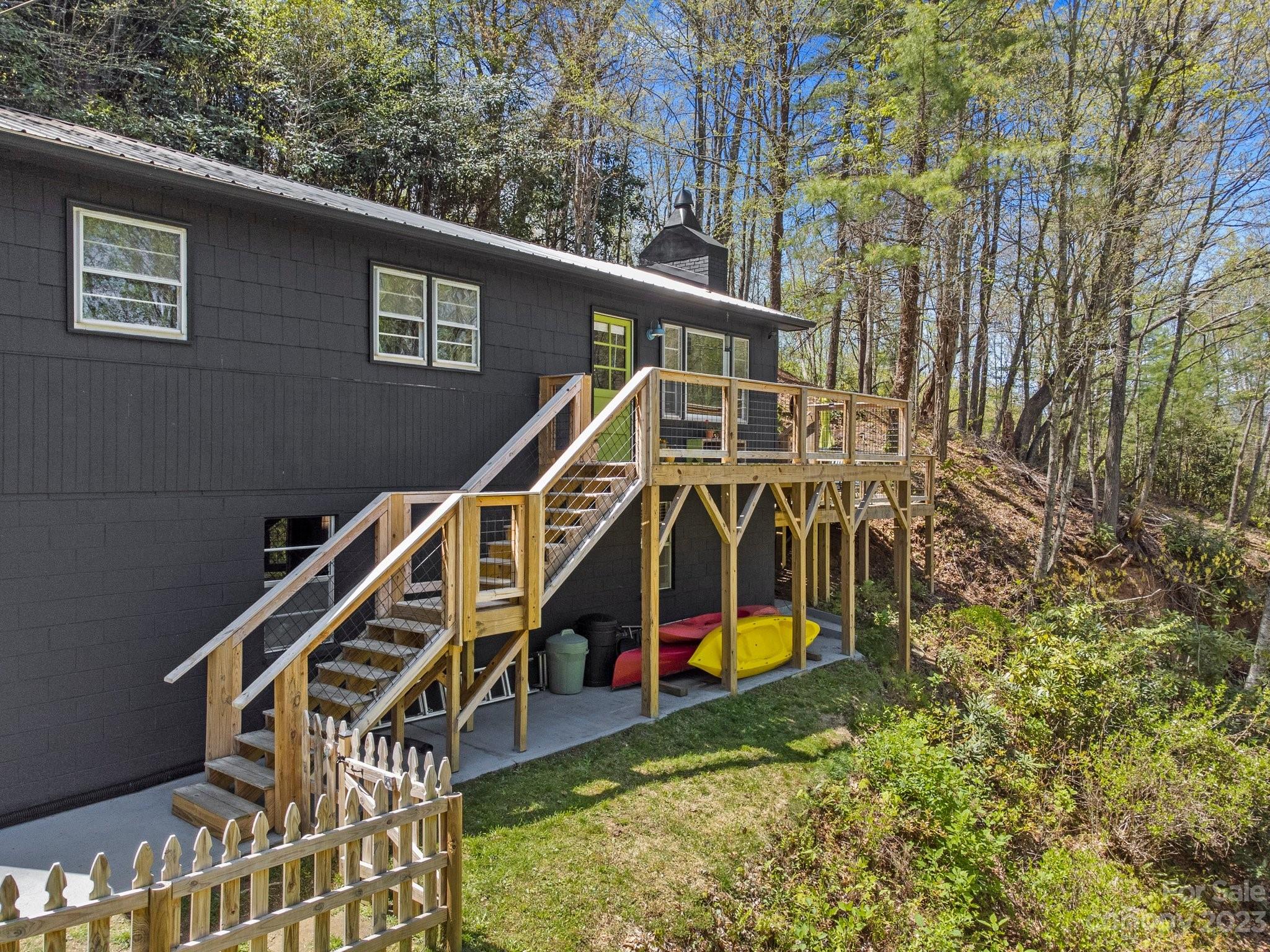 316 Rules Run Road Clyde, NC 28721 - Photo 3 of 47 a view of outdoor space and deck