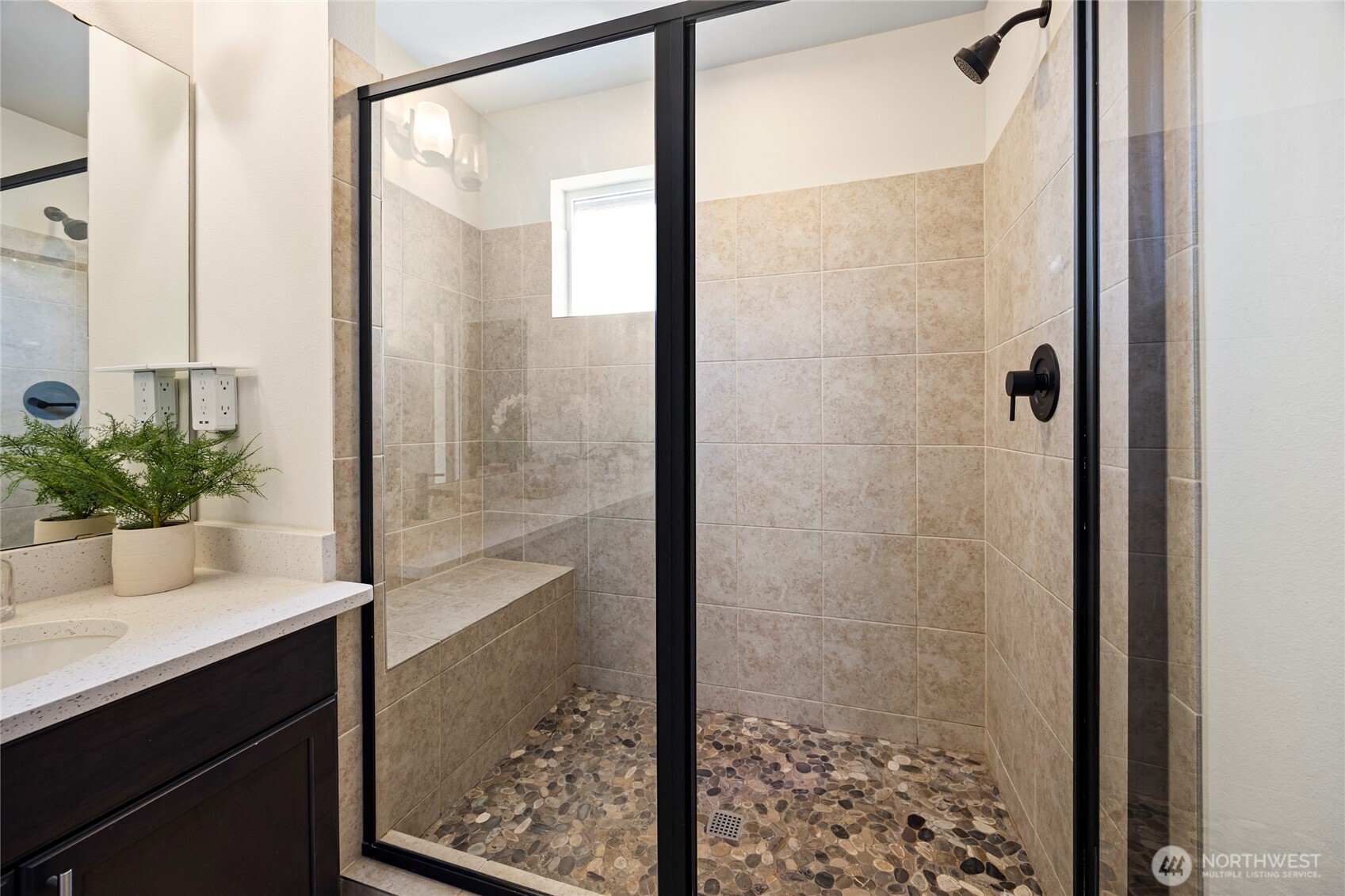 508 237th Street Southeast, Unit E Bothell, WA 98021 - Photo 25 of 35 a bathroom with a shower and a sink