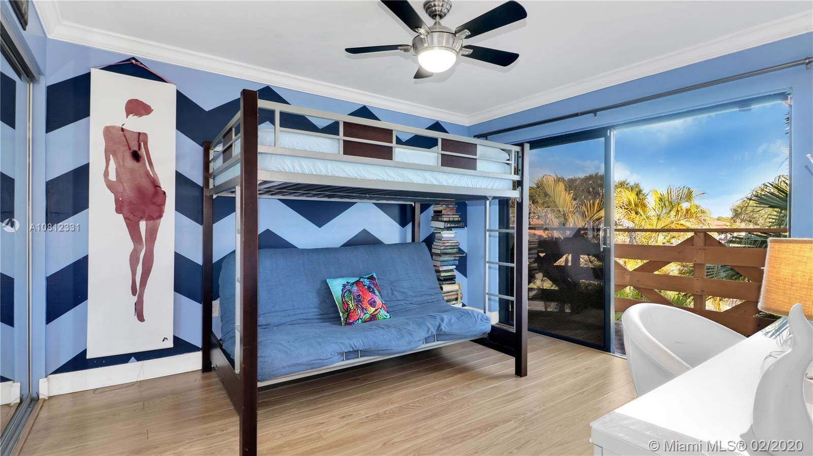 11339 Southwest 74th Terrace Miami, FL 33173 - Photo 24 of 31 THIRD BEDROOM (UPSTAIRS) WITH OPEN BALCONY