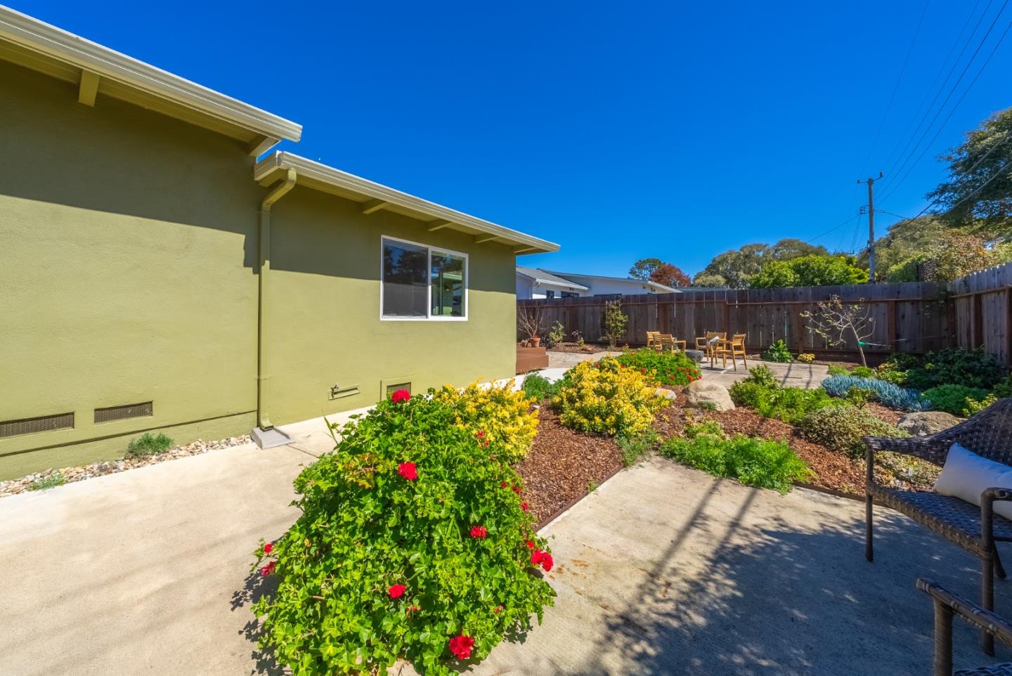 743 Marino Pines Road Pacific Grove, CA 93950 - Photo 43 of 55 a view of a backyard with potted plants