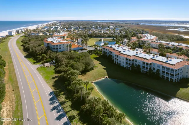a view of a city with ocean