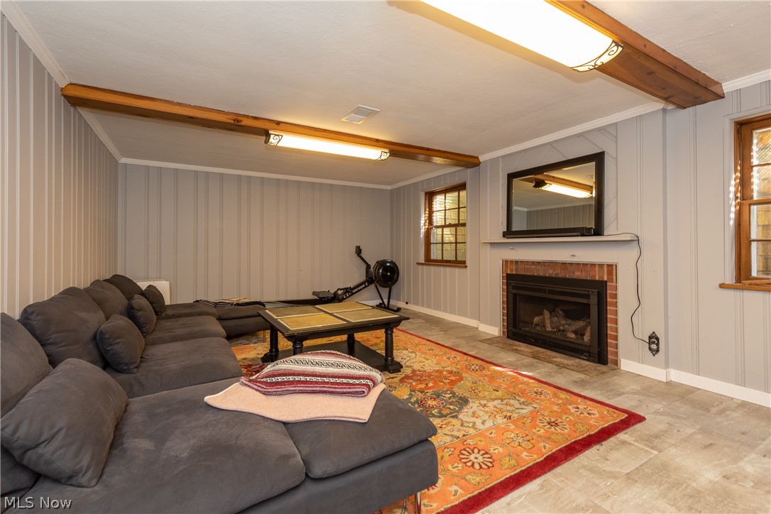 4054 Conover Road University Heights, OH 44118 - Photo 26 of 35 Recreational Room, Fireplace has New Gas Insert