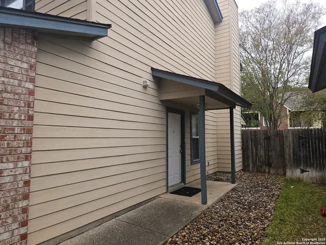 a view of a house with a door