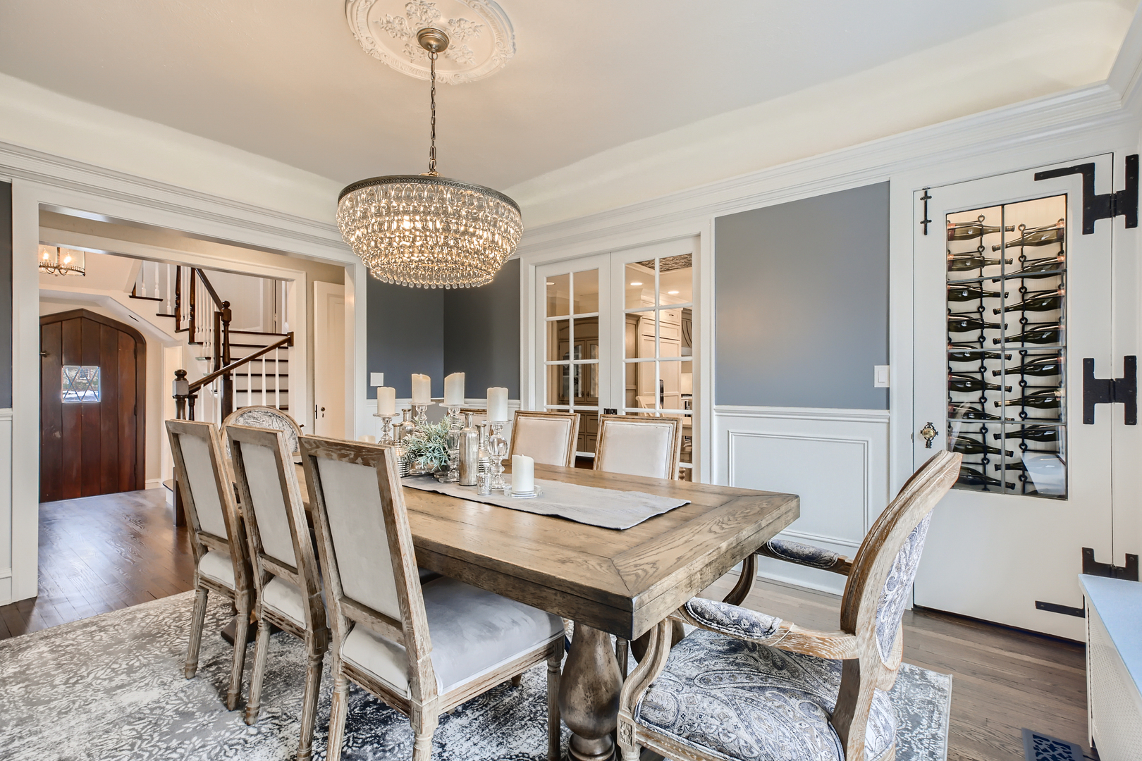 407 Brierhill Road Deerfield, IL 60015 - Photo 19 of 34 a view of a dining room with furniture window and wooden floor