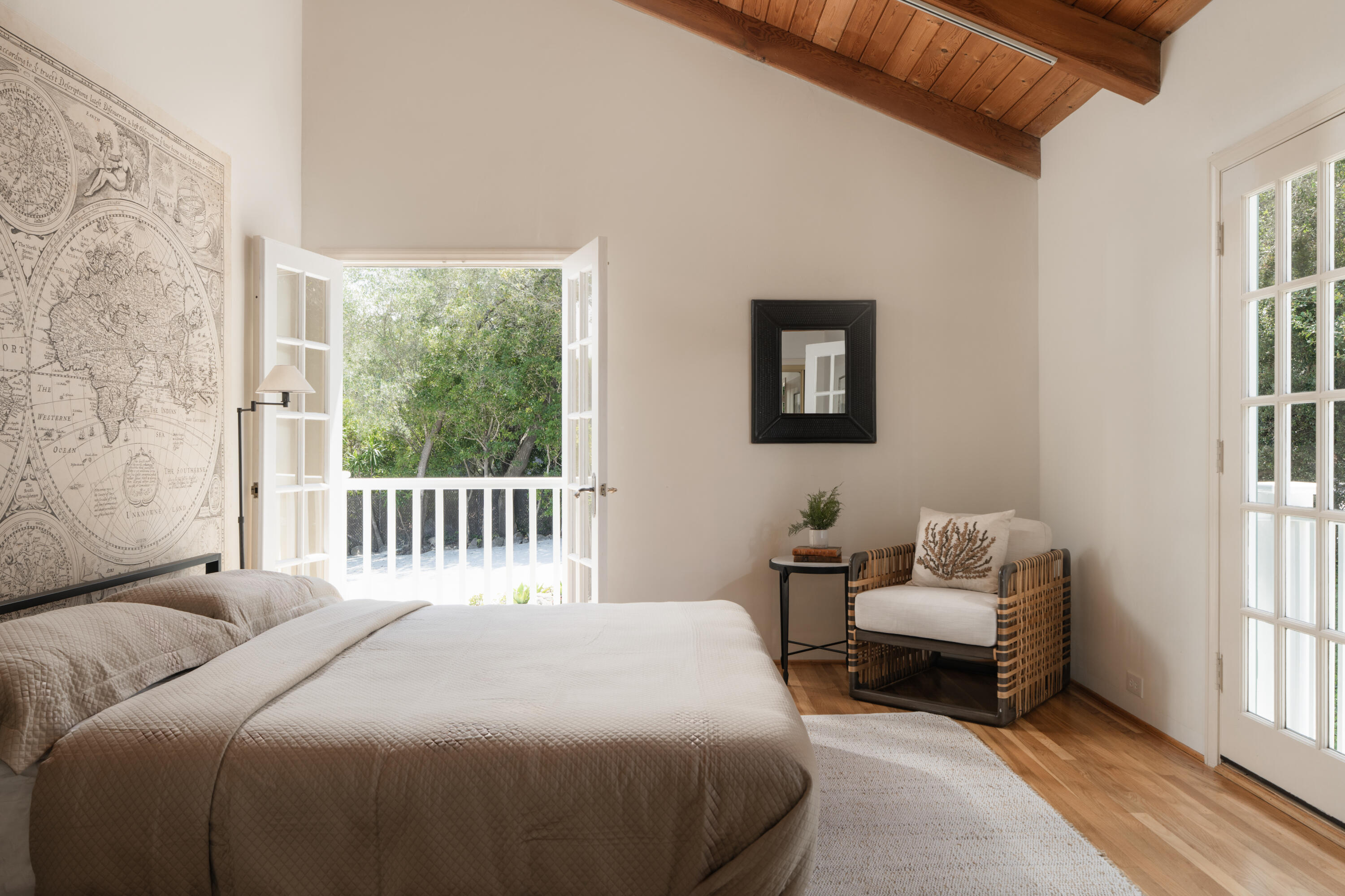 939 Arcady Road Santa Barbara, CA 93108 - Photo 23 of 28 a bedroom with a bed and a window