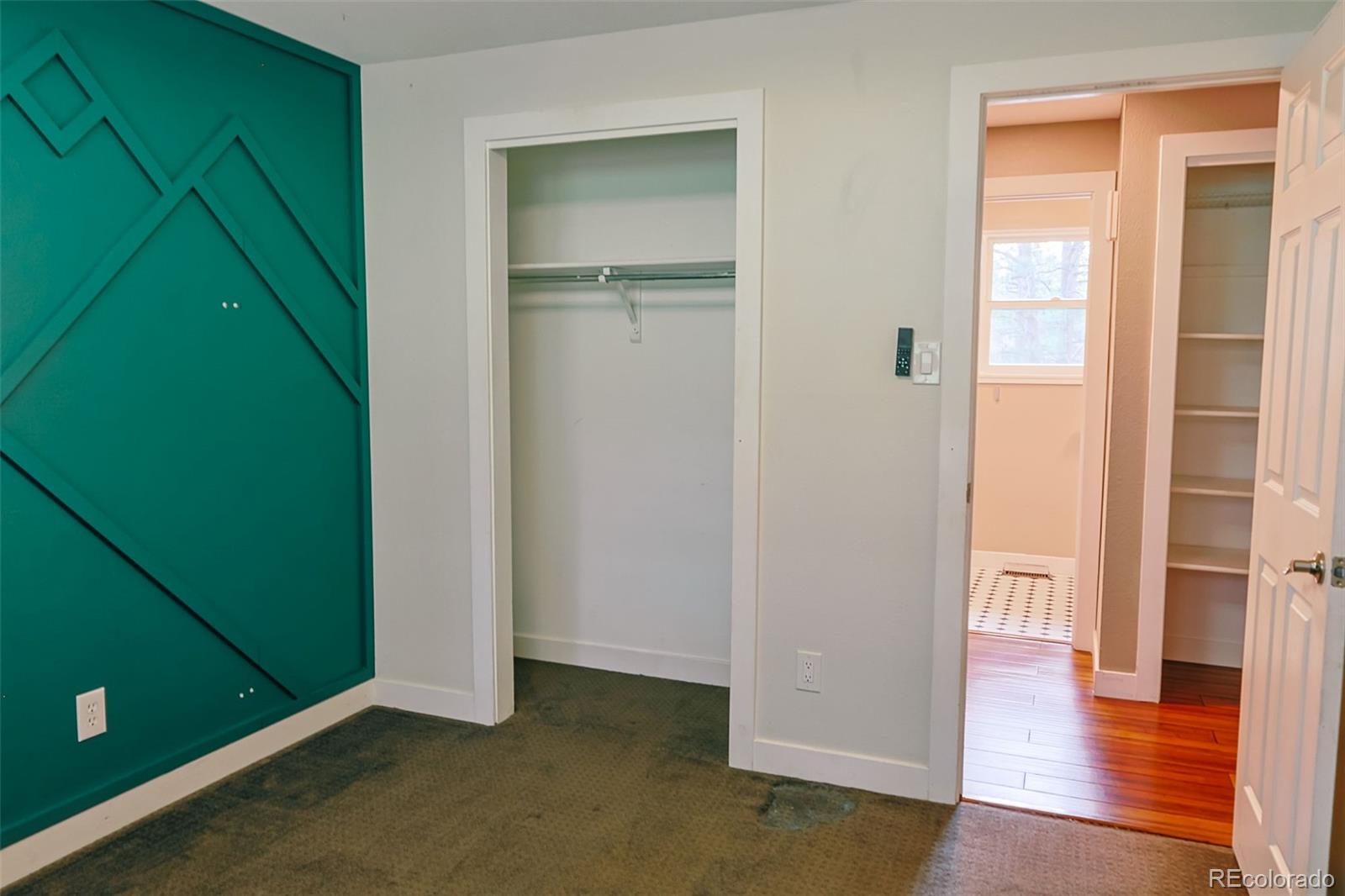 5237 South Olive Road Evergreen, CO 80439 - Photo 15 of 31 an empty room with closet and wooden floor