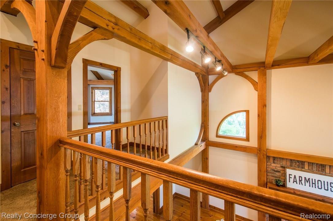 6022 Challis Road Brighton, MI 48116 - Photo 25 of 41 Oh those BEAMS tho!