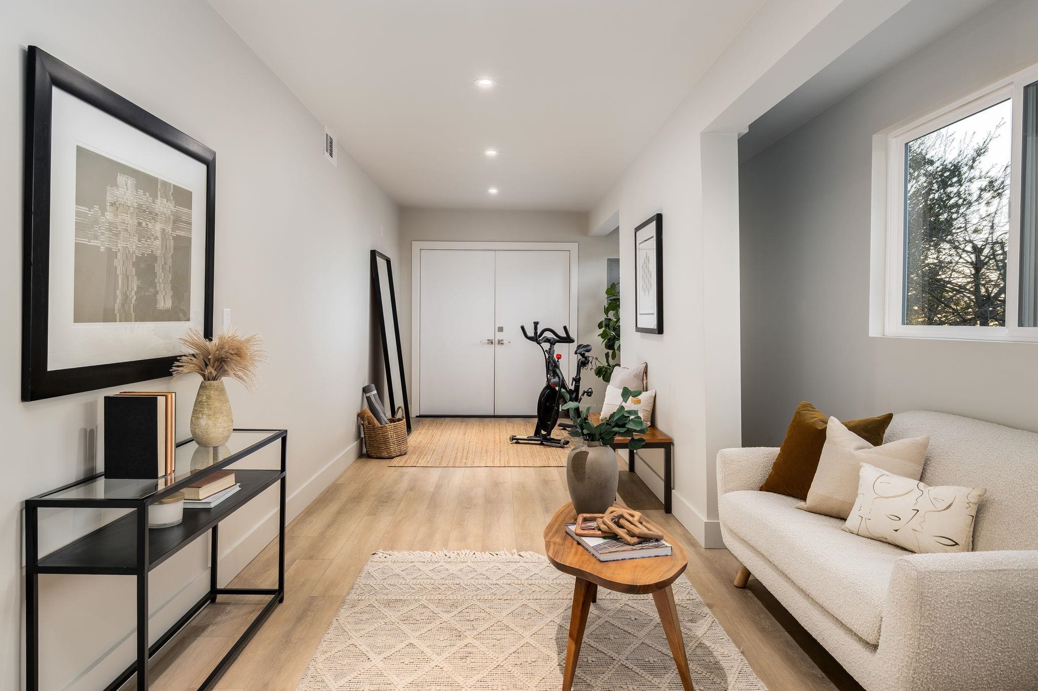 1468 Summit Road Berkeley, CA 94708 - Photo 30 of 59 Living area featuring light wood-style flooring and recessed lighting