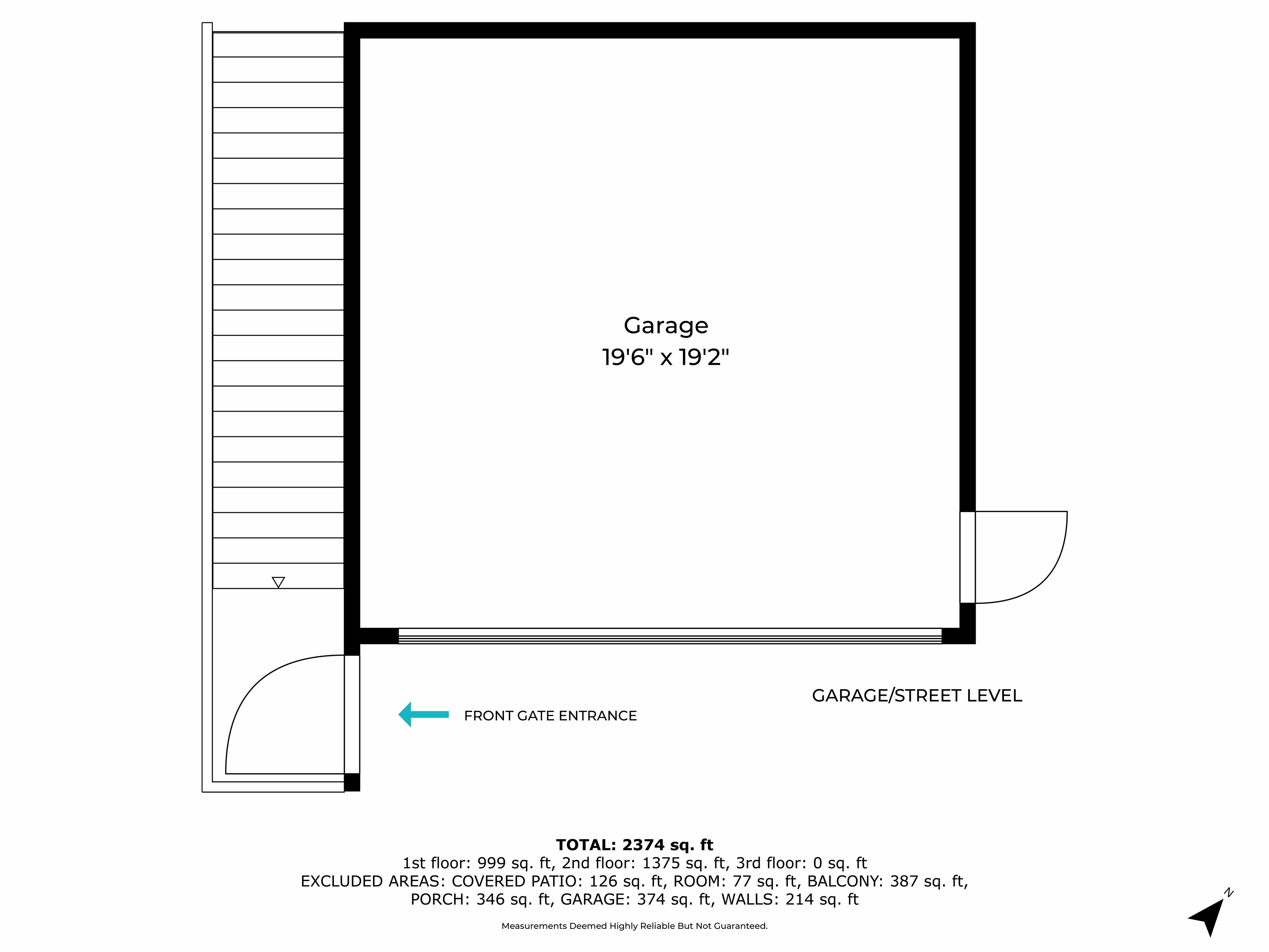 1468 Summit Road Berkeley, CA 94708 - Photo 58 of 59 View of floor plan / room layout