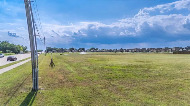 a view of an ocean and city