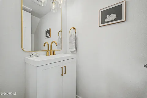 a view of a bathroom with a sink