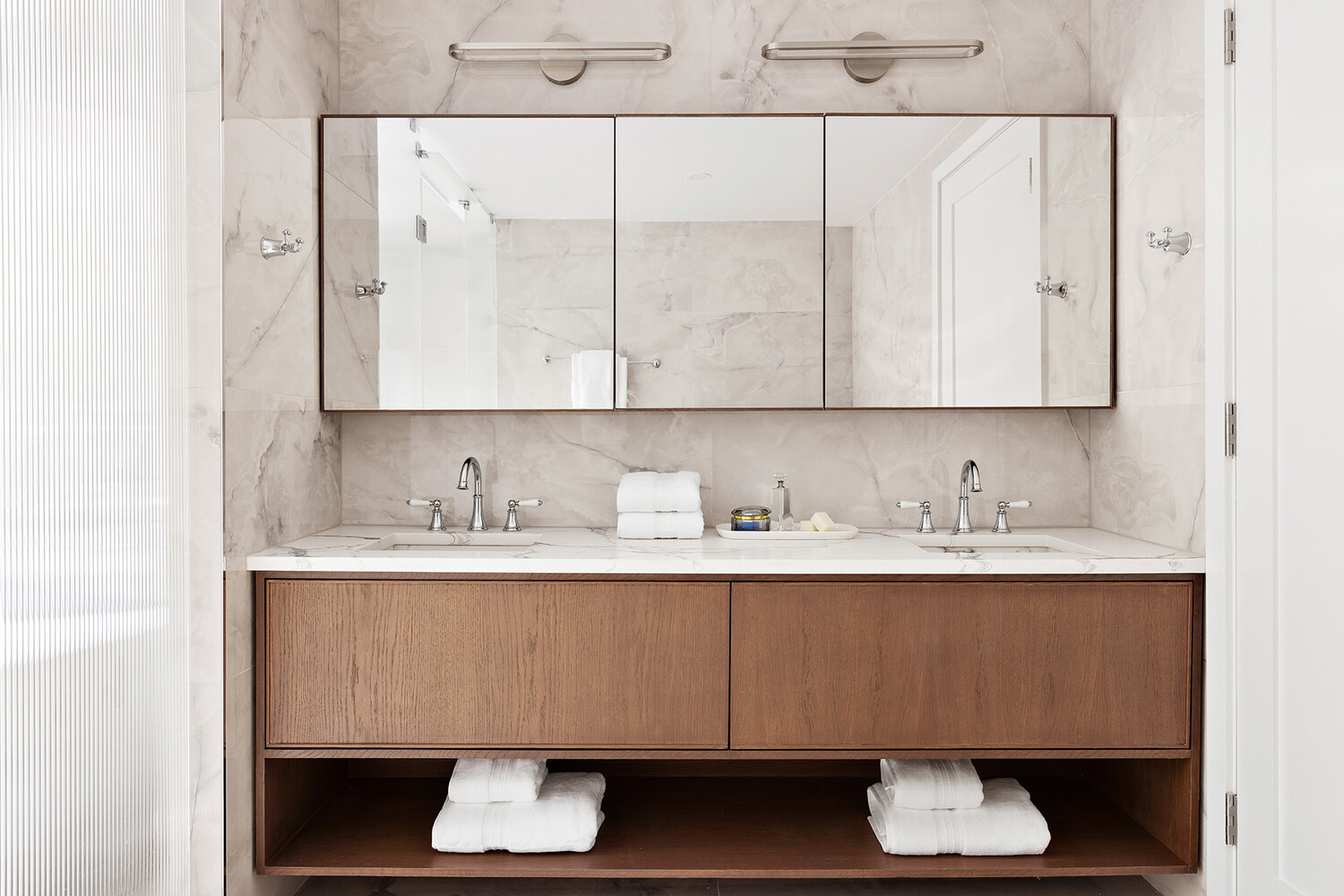 436 West 20th Street Manhattan, NY 10011 - Photo 16 of 24 a room with cabinets