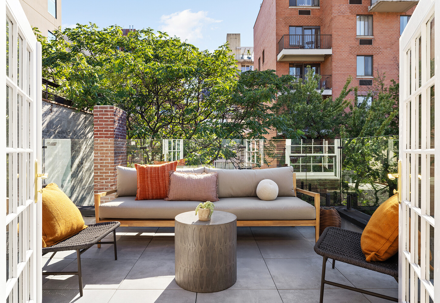 436 West 20th Street Manhattan, NY 10011 - Photo 19 of 24 a building outdoor space with patio couch and chairs