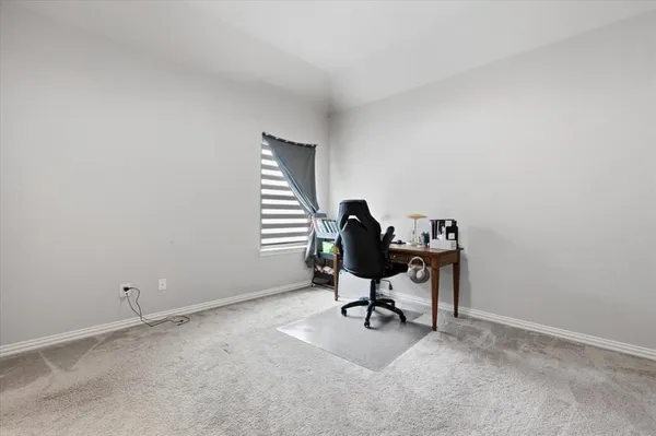 a view of workspace with a window