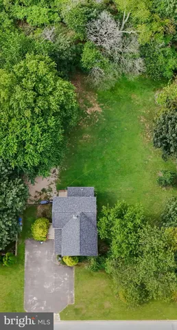 a aerial view of a house