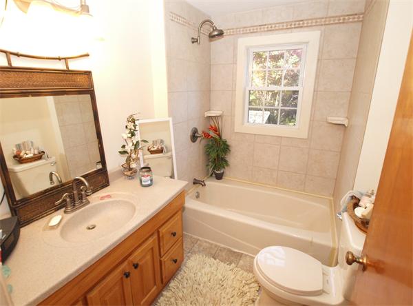 91 Randall Road Berlin, MA 01503 - Photo 13 of 30 a bathroom with a granite countertop sink toilet tub and shower